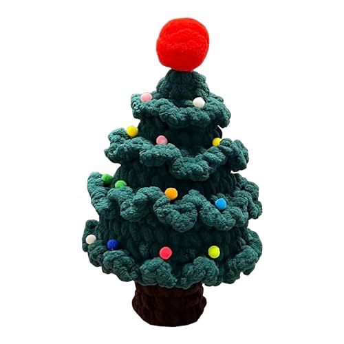 Wkldjf Festival Home Decoration Häkeln Weihnachtsbaum Saisonaler Weihnachtsfeiertag Plüschbaumschlafzimmer Ornament Weihnachtsszene Layout von Wkldjf