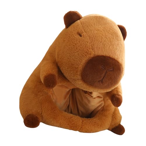 Wkldjf Funny Orcapybaras Animal Plüsch Kostüm Kopfbedeckung Kreatives Muster Kopfbedeckung Für Partys Und Feierlichkeiten von Wkldjf