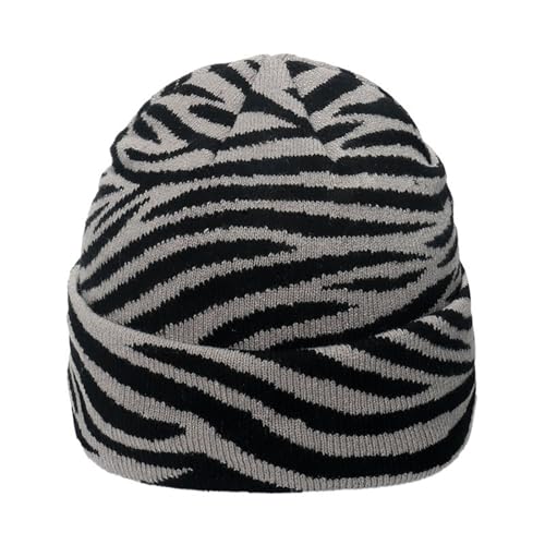 Wkldjf Gotisch Gestrickte Mütze Halloween Kuhmuster Muster Unisex Kostüm Party Strickhüte Wkldjf Gotisch Gestrickte Mütze Halloween Kuhmuster Muster Unisex Kostüm Party Strickhüte von Wkldjf