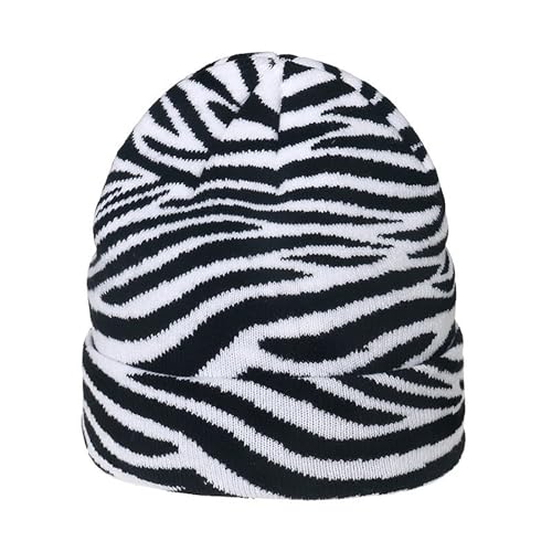 Wkldjf Gotisch Gestrickte Mütze Halloween Kuhmuster Muster Unisex Kostüm Party Strickhüte Wkldjf Gotisch Gestrickte Mütze Halloween Kuhmuster Muster Unisex Kostüm Party Strickhüte von Wkldjf