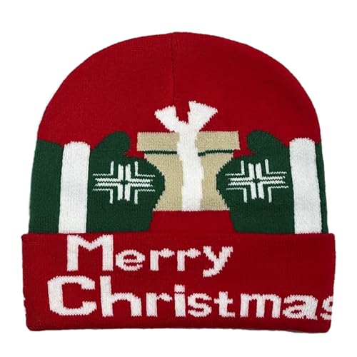 Wkldjf Handgefertigter Weihnachten Für Party Stricker Santa/Rentier Print Saisonal Festival Erwachsene Kinder von Wkldjf