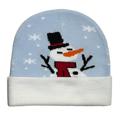 Wkldjf Handgefertigter Weihnachten Für Party Stricker Santa/Rentier Print Saisonal Festival Erwachsene Kinder von Wkldjf