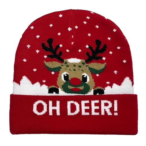 Wkldjf Handgefertigter Weihnachten Für Party Stricker Santa/Rentier Print Saisonal Festival Erwachsene Kinder Wkldjf Handgefertigter Weihnachten Für Party Stricker Santa/Rentier Print Saisonal Festival Erwachsene Kinder von Wkldjf