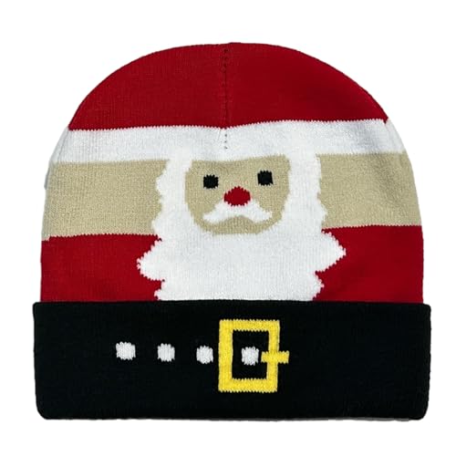 Wkldjf Handgefertigter Weihnachten Für Party Stricker Santa/Rentier Print Saisonal Festival Erwachsene Kinder von Wkldjf