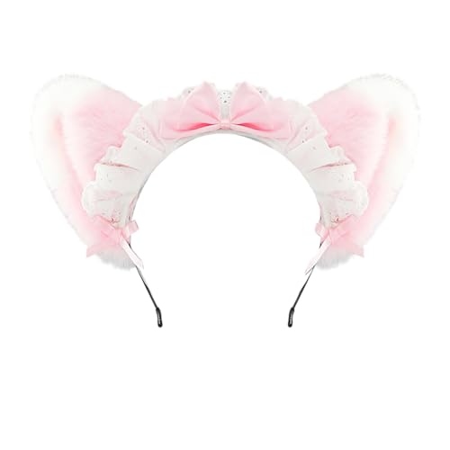 Wkldjf Pelziges Tierisches Ohrstirnband Entzückende Haarverzierung Für Rollenspiele Event Halloween Cosplay Elegantes Katzen Ohrhaarband Für Kostüme Wkldjf Pelziges Tierisches Ohrstirnband Entzückende Haarverzierung Für Rollenspiele Event Halloween Cosplay Elegantes Katzen Ohrhaarband Für Kostüme von Wkldjf