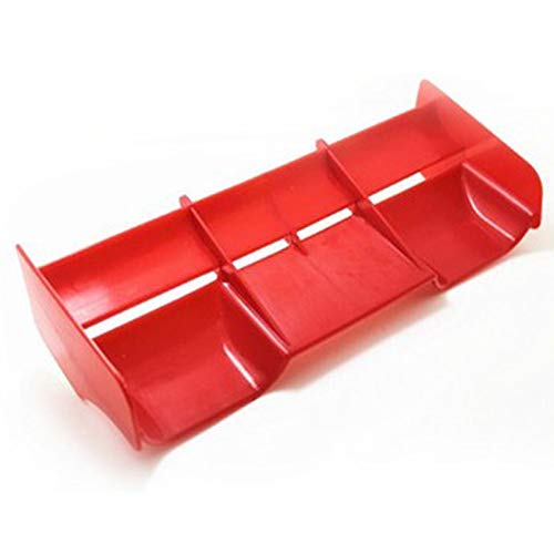 Wlauqueta 1: 8 RC Auto RC Kunststoff Nylon HeckflüGel für 1/8 Nitro Elektrisch Angetriebene Off Road Truck Fern Bedienung, Rot Wlauqueta 1: 8 RC Auto RC Kunststoff Nylon HeckflüGel für 1/8 Nitro Elektrisch Angetriebene Off Road Truck Fern Bedienung, Rot von Wlauqueta