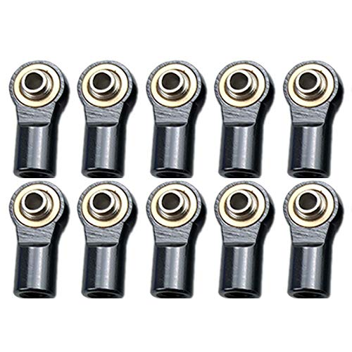 Wlauqueta 10 Stuecke Metall Link Stangen Kopf Gelenk für 1/10 RC Auto AXIAL SCX10-II 90046 90047-4 Rc01 D90 Wlauqueta 10 Stuecke Metall Link Stangen Kopf Gelenk für 1/10 RC Auto AXIAL SCX10-II 90046 90047-4 Rc01 D90 von Wlauqueta