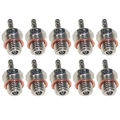 Wlauqueta 10X N3 GlüHkerze Funken für 70117 1/10 1/8 RC Truck Nitro Motorteile Wlauqueta 10X N3 GlüHkerze Funken für 70117 1/10 1/8 RC Truck Nitro Motorteile von Wlauqueta