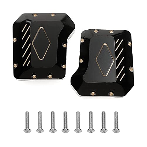 Wlauqueta 2 StüCk Schwarze Messing-Abdeckung Vorder- und HinterachsgehäUseabdeckung für 1/10 RC Crawler Car TRX4 TRX6 Upgrades Teile Wlauqueta 2 StüCk Schwarze Messing-Abdeckung Vorder- und HinterachsgehäUseabdeckung für 1/10 RC Crawler Car TRX4 TRX6 Upgrades Teile von Wlauqueta