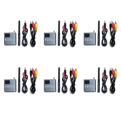 Wlauqueta 6X RC832Mini 5,8 G 56-Kanal-EmpfäNger mit Hoher Empfindlichkeit, Kabelloser EmpfäNger mit A/V- und Stromkabel für FPV-Multicopter-Flugzeuge Wlauqueta 6X RC832Mini 5,8 G 56-Kanal-EmpfäNger mit Hoher Empfindlichkeit, Kabelloser EmpfäNger mit A/V- und Stromkabel für FPV-Multicopter-Flugzeuge von Wlauqueta