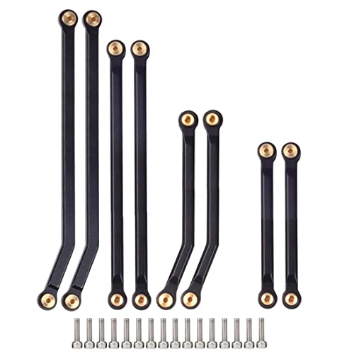 Wlauqueta 8 Links mit Hoher Freigabe 4 Link-Set für Axial SCX24 AXI00005 1/24 RC Crawler, Schwarz Wlauqueta 8 Links mit Hoher Freigabe 4 Link-Set für Axial SCX24 AXI00005 1/24 RC Crawler, Schwarz von Wlauqueta