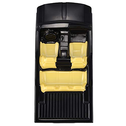 Wlauqueta RC Innen Dekoration für 1/10 Axial SCX10 II 90046 90047 TRX4 KöRper Schale, Schwarz von Wlauqueta
