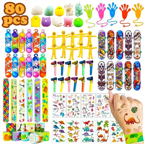 Wleozys 80 Stück Mitgebsel Kinder Kindergeburtstag Spielzeugset,Partyspielzeuge, Sortiment Party Tasche Füller für Jungen Mädchen, Partytütenfüller, Spielzeug-Großpackung für Kinder. Wleozys 80 Stück Mitgebsel Kinder Kindergeburtstag Spielzeugset,Partyspielzeuge, Sortiment Party Tasche Füller für Jungen Mädchen, Partytütenfüller, Spielzeug-Großpackung für Kinder. von Wleozys
