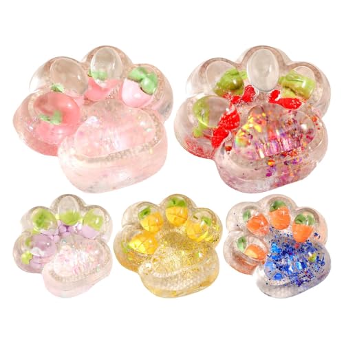 Wlikmjg 5 Stück Cat Paw Anti Stress Bälle,Cat Paw Squeeze Toy,Funny Stressball Squeeze Antistressball Erwachsene,Katzenpfoten Squishy,Süße Weiche Katzenpfoten, Für Kinder Erwachsene Wlikmjg 5 Stück Cat Paw Anti Stress Bälle,Cat Paw Squeeze Toy,Funny Stressball Squeeze Antistressball Erwachsene,Katzenpfoten Squishy,Süße Weiche Katzenpfoten, Für Kinder Erwachsene von Wlikmjg