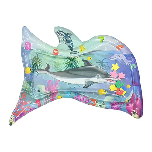Wlikmjg Aufblasbares Wasserkissen, Spielmatte mit Wassersensor – aufblasbare Wassermatte für Kleinkinder, Wasserklopfmatte, faltbar, für Boden und Fliesen Wlikmjg Aufblasbares Wasserkissen, Spielmatte mit Wassersensor – aufblasbare Wassermatte für Kleinkinder, Wasserklopfmatte, faltbar, für Boden und Fliesen von Wlikmjg