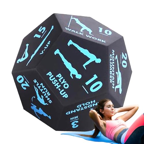 Wlikmjg Dice d'Traktor, Fitness-Dice | Würfelspiel für die Gruppengruppe | Zubehör für Heimgymnastik in Kraft, für Rehabilitations-Yoga-Team auf Reisen im Freien Wlikmjg Dice d'Traktor, Fitness-Dice | Würfelspiel für die Gruppengruppe | Zubehör für Heimgymnastik in Kraft, für Rehabilitations-Yoga-Team auf Reisen im Freien von Wlikmjg