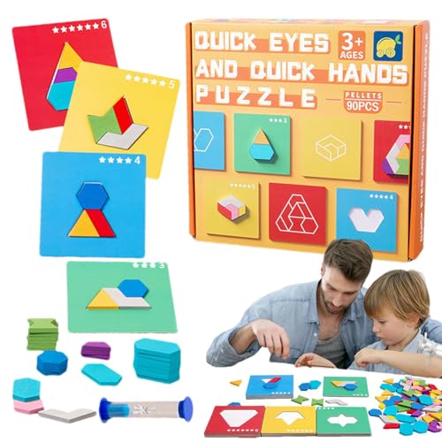 Wlikmjg Holzpuzzle Mit Formenkarten | Formen-Puzzle Für Kinder | Lernspielzeug Zur Förderung Der Sinneswahrnehmung Und Kognitiven Entwicklung Für Kleinkinder Wlikmjg Holzpuzzle Mit Formenkarten | Formen-Puzzle Für Kinder | Lernspielzeug Zur Förderung Der Sinneswahrnehmung Und Kognitiven Entwicklung Für Kleinkinder von Wlikmjg