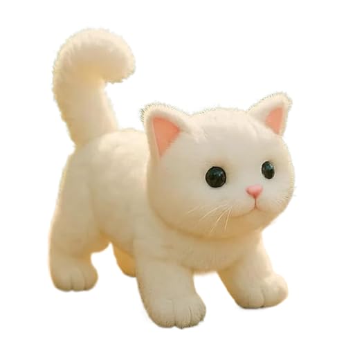 Wlikmjg Katzenspielzeug Für Kinder | Realistische Stoffkatze Kuscheltier Zum Spielen Und Kuscheln,Geschenkideen Für Kinder Familie Freunde Mädchen Büro Zu Valentinstag & Weihnachten Wlikmjg Katzenspielzeug Für Kinder | Realistische Stoffkatze Kuscheltier Zum Spielen Und Kuscheln,Geschenkideen Für Kinder Familie Freunde Mädchen Büro Zu Valentinstag & Weihnachten von Wlikmjg