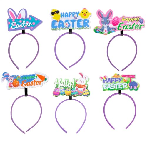 Wlikmjg Ostern-Stirnbänder für Kinder, Eier-Stirnband,6X Hasenohren Haarschmuck für Feiertage | Osterkostümzubehör, Haarschmuck, Stirnbänder für Partygeschenke, Verkleidungen für den Geburtstag Wlikmjg Ostern-Stirnbänder für Kinder, Eier-Stirnband,6X Hasenohren Haarschmuck für Feiertage | Osterkostümzubehör, Haarschmuck, Stirnbänder für Partygeschenke, Verkleidungen für den Geburtstag von Wlikmjg