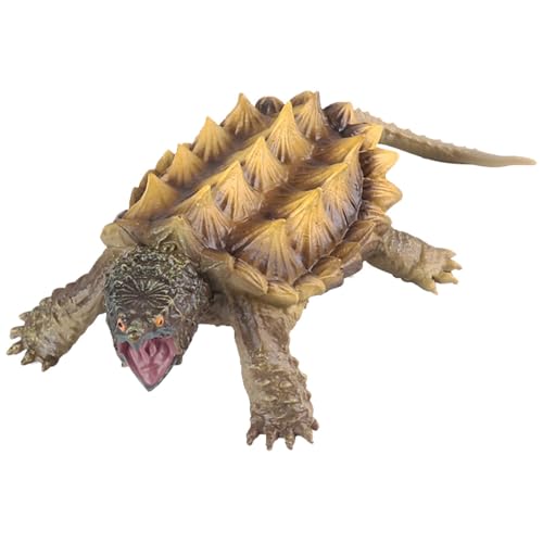 Wlikmjg Schnappschildkrötenspielzeug, Tiermodelle, Requisiten Spielzeug Schnappschildkröte, Kleine Tierfiguren, Simulation realistischer Tierfiguren, künstliches Tiermodellspielzeug für Kinder Wlikmjg Schnappschildkrötenspielzeug, Tiermodelle, Requisiten Spielzeug Schnappschildkröte, Kleine Tierfiguren, Simulation realistischer Tierfiguren, künstliches Tiermodellspielzeug für Kinder von Wlikmjg
