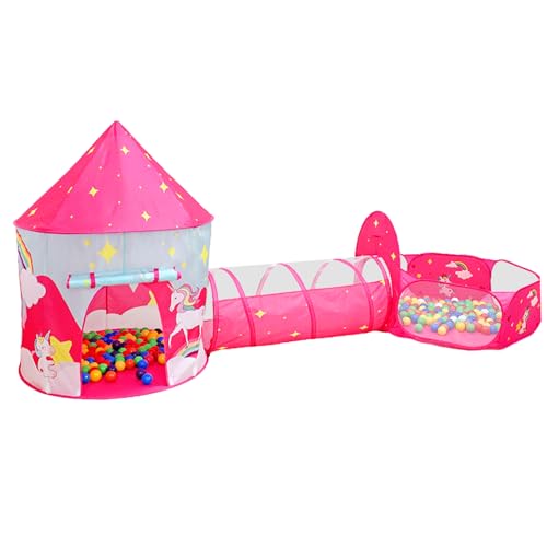 Pop Up Spieltunnel & Zelt für Kleinkinder - Faltbares Fort mit Reißverschluss Aufbewahrungstasche für Jungen & Mädchen - Indoor & Outdoor Pop Up Spieltunnel & Zelt für Kleinkinder - Faltbares Fort mit Reißverschluss Aufbewahrungstasche für Jungen & Mädchen - Indoor & Outdoor von Wndy's Dream