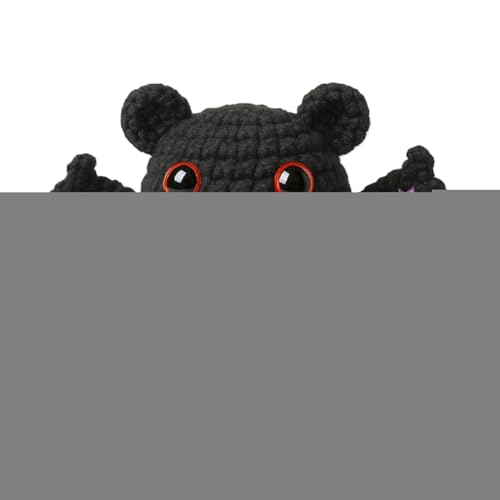 Woalopted Häkeltiere | Halloween Gestrickte Tiere | Gefüllte Süße Inspirierende Lustige Haltekarte Für Arbeit Weihnachten Zuhause Abschluss Geburtstag Valentinstag Deko von Woalopted