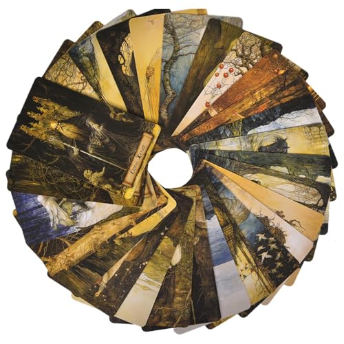 Woalopted Tarotkarten Decks | 80-teilige Tarotkarten für Anfänger | Taktisches Spiel Tragbares Kartenspiel | Für Mädchen Erwachsene Kinder Halloween Partyspiel Gesellschaftsspiel Woalopted Tarotkarten Decks | 80-teilige Tarotkarten für Anfänger | Taktisches Spiel Tragbares Kartenspiel | Für Mädchen Erwachsene Kinder Halloween Partyspiel Gesellschaftsspiel von Woalopted