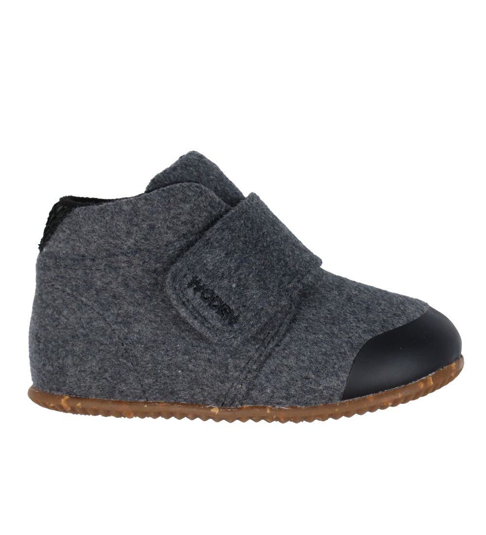 Woden Hausschuhe - Kim - Filz - Dark Grey Melange - Woden - 24 - Lauflernschuhe Woden Hausschuhe - Kim - Filz - Dark Grey Melange - Woden - 24 - Lauflernschuhe von Woden