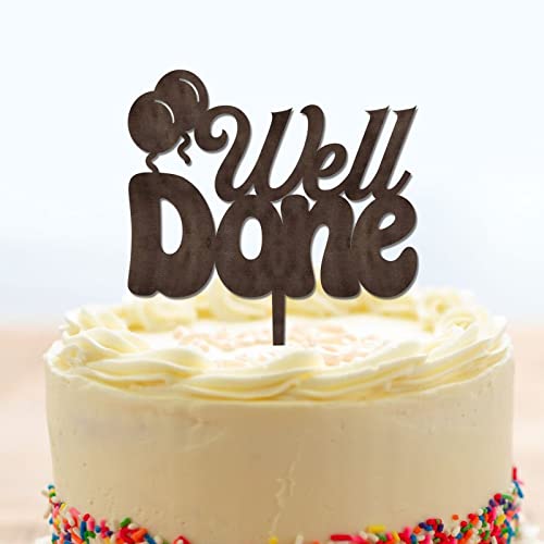 Tortenaufsatz mit Aufschrift "Graduation Well Done", personalisierbar, für Abschlussfeier, Jungen, Mädchen, Abschlussfeier, Partyzubehör Tortenaufsatz mit Aufschrift "Graduation Well Done", personalisierbar, für Abschlussfeier, Jungen, Mädchen, Abschlussfeier, Partyzubehör von Wodevor