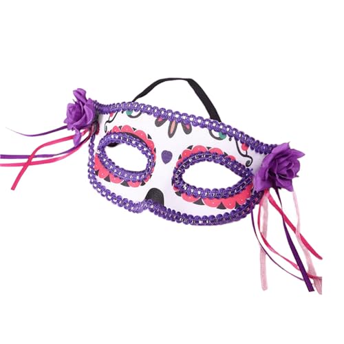 Woedpez Künstlerische Blumenschädel, Gesicht, Festival, Party, Requisiten, leichte Augenmaske, verstellbar, Halloween-Kostüm, Zubehör, Zuckerschädel Halloween Woedpez Künstlerische Blumenschädel, Gesicht, Festival, Party, Requisiten, leichte Augenmaske, verstellbar, Halloween-Kostüm, Zubehör, Zuckerschädel Halloween von Woedpez