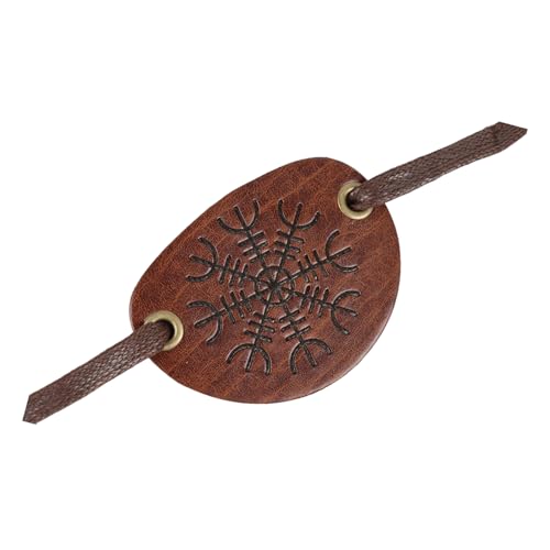 Woedpez Mittelalterliche Augenklappen aus Leder, Vintage-Stil, geprägte Augenabdeckungen, Halloween, Mittelalter-Brillenzubehör für Herren, LARP, Rollenspiel, geprägter Riemen für Kostüme Woedpez Mittelalterliche Augenklappen aus Leder, Vintage-Stil, geprägte Augenabdeckungen, Halloween, Mittelalter-Brillenzubehör für Herren, LARP, Rollenspiel, geprägter Riemen für Kostüme von Woedpez