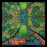 Hundertwasser Puzzle mit Grußkarte von Wörner Verlag GmbH