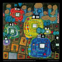 Hundertwasser Puzzle mit Grußkarte von Wörner Verlag GmbH