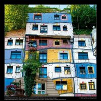 Hundertwasser Puzzle mit Grußkarte von Wörner Verlag GmbH