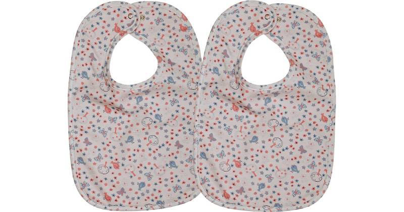 Druckknopflatz Vogel 26x40 cm 2er-Set blau/orange von Wörner