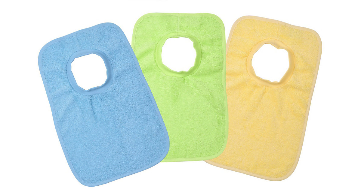 Riesen-Schlupflätzchen 3er Set, blau, 30 x 45 cm von Wörner