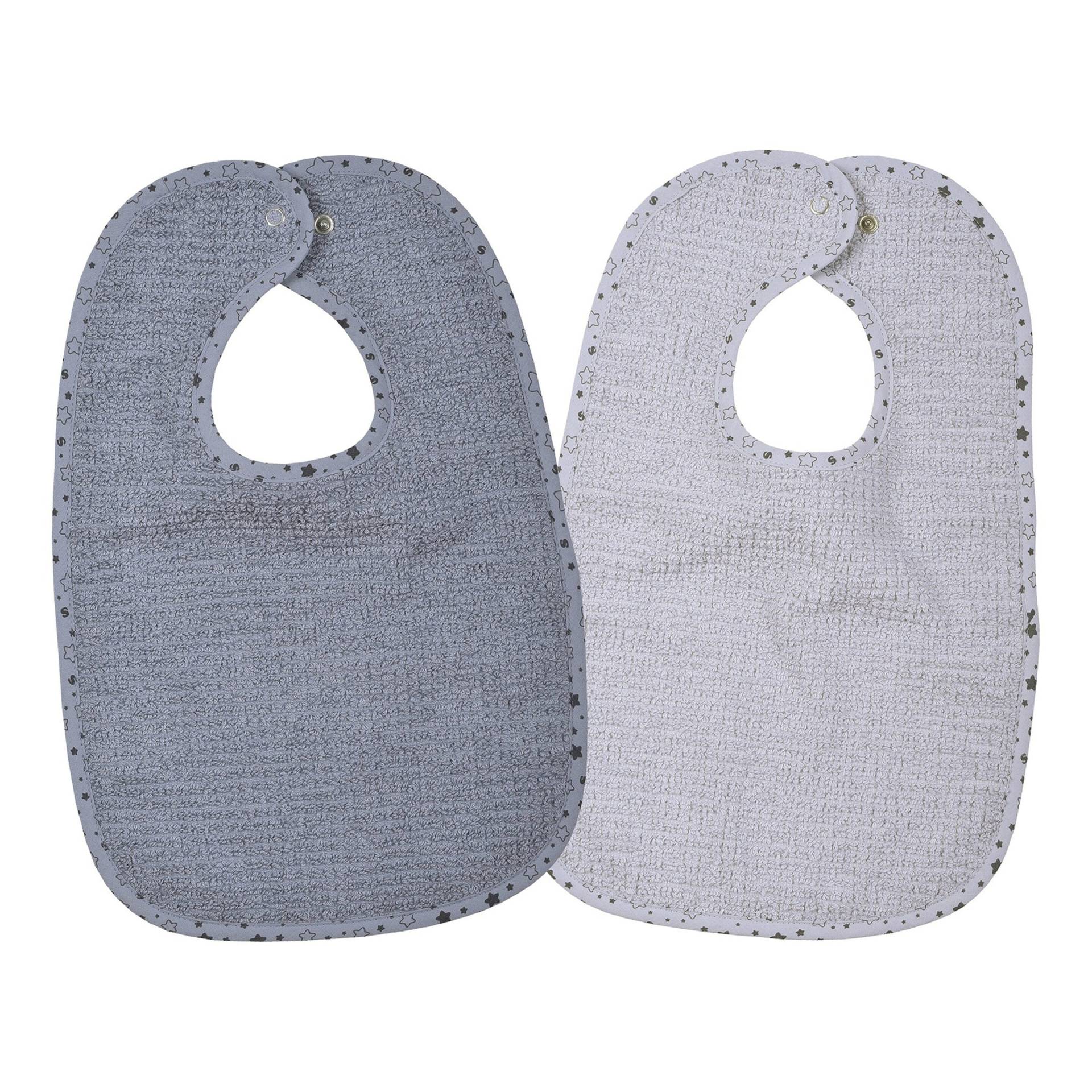 Wörner 2er-Pack Lätzchen mit Druckknopf 26x40 cm Wörner 2er-Pack Lätzchen mit Druckknopf 26x40 cm von Wörner