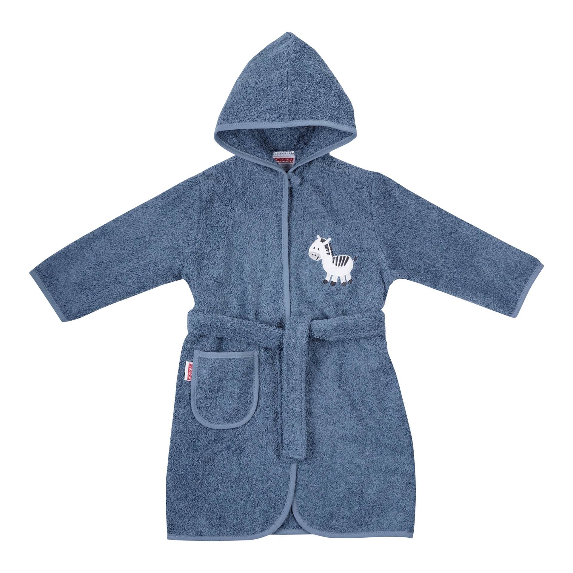 Wörner Bademantel blau 98 von Wörner