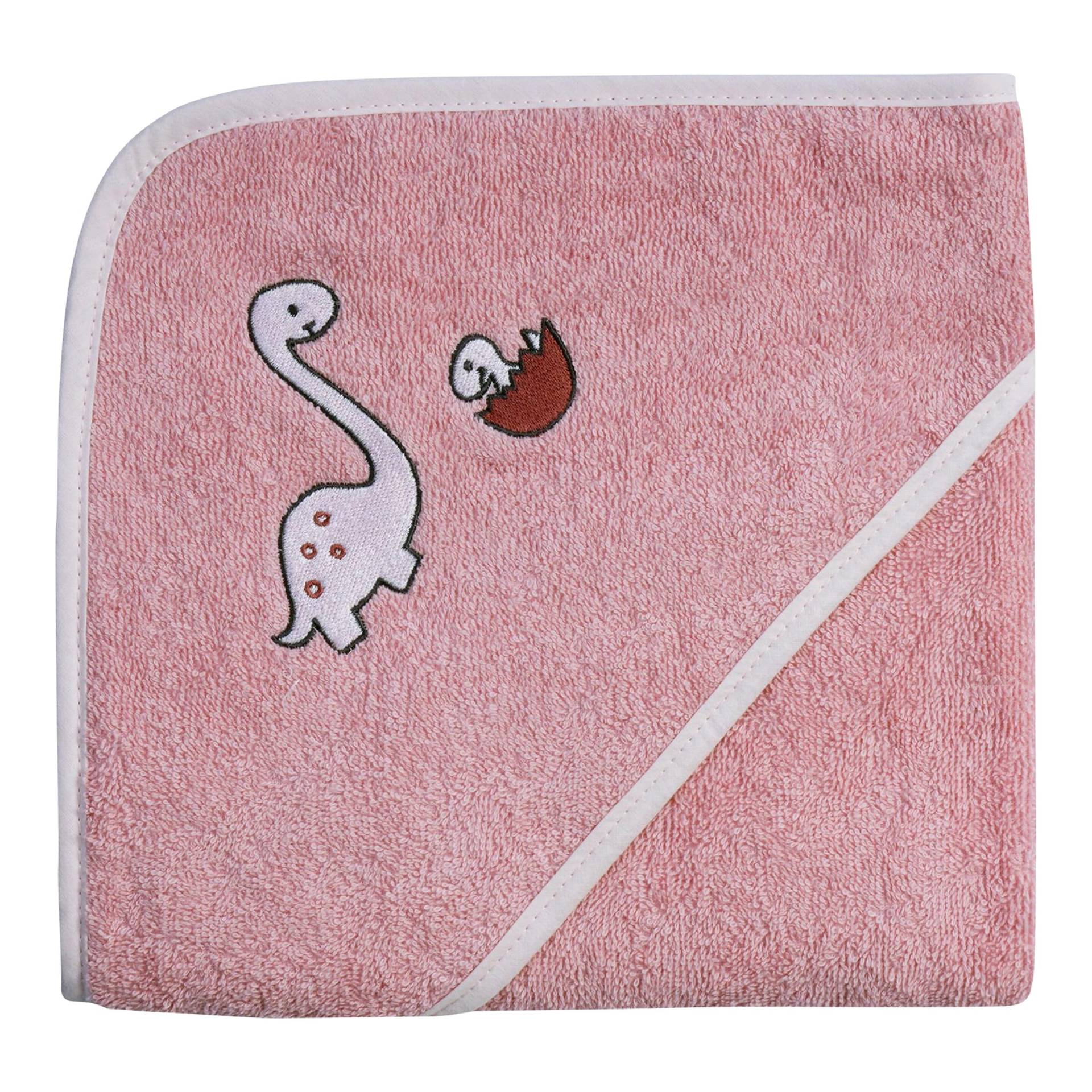 Wörner Kapuzenbadetuch 80x80 cm rosa von Wörner