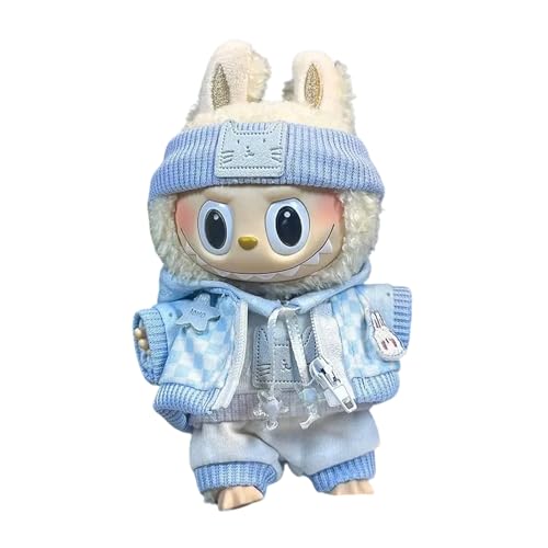 Wohlstand La-bubu Kleidung für Puppe,17 cm große Puppenkleidung für la-bubu Kleidung,Puppenkleidung für la-bubu Kleidung,La-bubu-Zubehör für Puppe,Passende Kleidung für die La-bubu-Plüsch Toy von Wohlstand