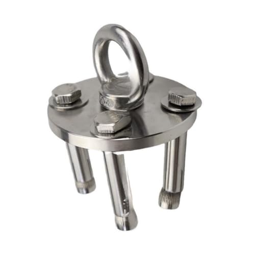 Wokyo Robuste Schaukelaufhänger, 304 Edelstahl, Befestigungsaufhänger, 500 kg Kapazität, Deckenhalterung, Haken, Antenne, Yoga, Schaukel, Hängematte, Aufhängungen mit 4 Ankerschrauben Wokyo Robuste Schaukelaufhänger, 304 Edelstahl, Befestigungsaufhänger, 500 kg Kapazität, Deckenhalterung, Haken, Antenne, Yoga, Schaukel, Hängematte, Aufhängungen mit 4 Ankerschrauben von Wokyo