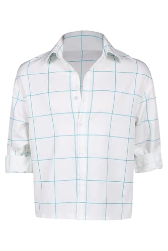 Wolancy Jinu Cosplay Hemd Herren Hawaiihemd Kurzarm Bedrucktes Freizeithemd Funky Kariertes T-shirt Sommer Strand Urlaub Oberteile Halloween Karneval von Wolancy