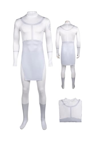Wolancy Weiß Anime Jumpsuit Mark Grayson Kostüm Erwachsene Cosplay Bodysuit Overall Kampfkleidung Uniform Halloween Karneval Outfits Wolancy Weiß Anime Jumpsuit Mark Grayson Kostüm Erwachsene Cosplay Bodysuit Overall Kampfkleidung Uniform Halloween Karneval Outfits von Wolancy
