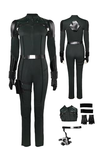 Wolancy Yelena Belova Cosplay Kostüm Schwarz Kampfanzug Damen Jumpsuit mit Gürtel Handschuhe Anime Bodysuit Overall Agent Soldat Outfits Wolancy Yelena Belova Cosplay Kostüm Schwarz Kampfanzug Damen Jumpsuit mit Gürtel Handschuhe Anime Bodysuit Overall Agent Soldat Outfits von Wolancy