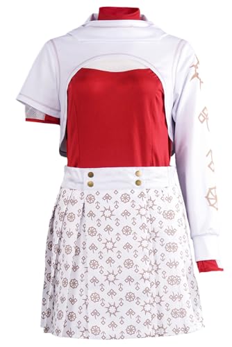 Wolancy Zombies Addison Cosplay Kostüm Damen Addison Kleid Unregelmäßiges Top Rock Set Cheerleader Outfit Anzug für Party Halloween Karneval Wolancy Zombies Addison Cosplay Kostüm Damen Addison Kleid Unregelmäßiges Top Rock Set Cheerleader Outfit Anzug für Party Halloween Karneval von Wolancy