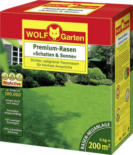 WOLF-Garten 3820050 Rasensamen Schatten & Sonne LP 200 1St. von Wolf-Garten