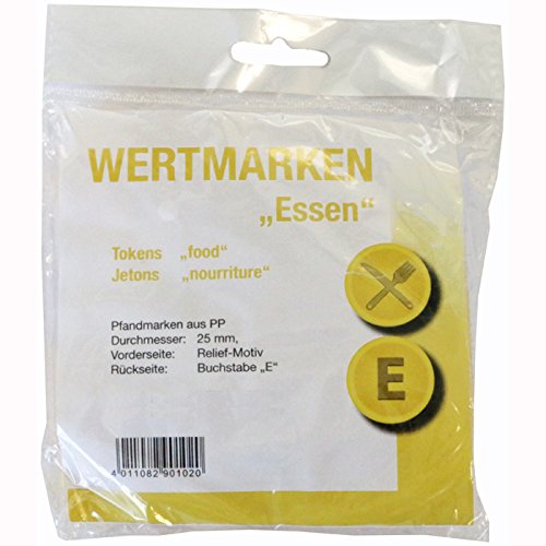 Wertmarken-Chips Essen, gelb, 500 Stk. von Wolf & Appenzeller