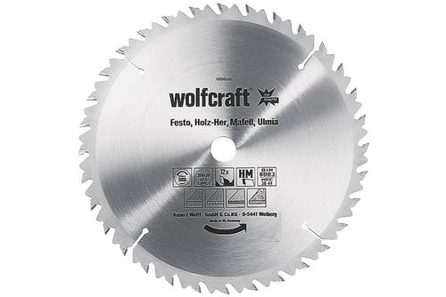 Wolfcraft 6660000 Hartmetall Kreissägeblatt 250 x 30 x 3.2mm Zähneanzahl: 24 1St. von Wolfcraft