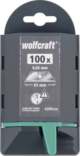 Wolfcraft Profi Trapezklingen 0,65x61mm 4309000 100St. von Wolfcraft