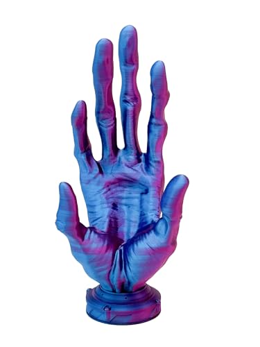 Alien Hand Game Controller Halter | STLFlix Finger Halterung VR Quest Space Weltraum Außerirdisch Smartphone Portemonnaie Fernbedienung Schlüssel Dekoration (Blau/Lila) von Wolfprint